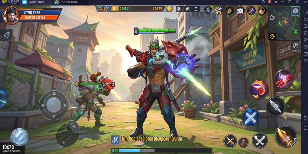 Tampilan menarik gameplay ID678 yang menampilkan pertempuran strategi.